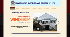 Desktop Screenshot of navabharatsystems.com